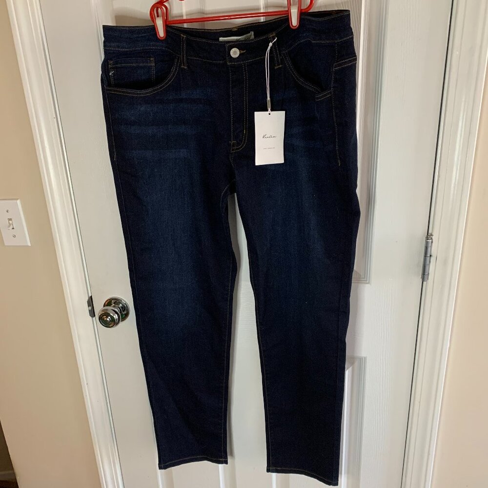 KanCan 3XL/34  Dark Blue Jeans NWT  style#KC7092  cut#4979